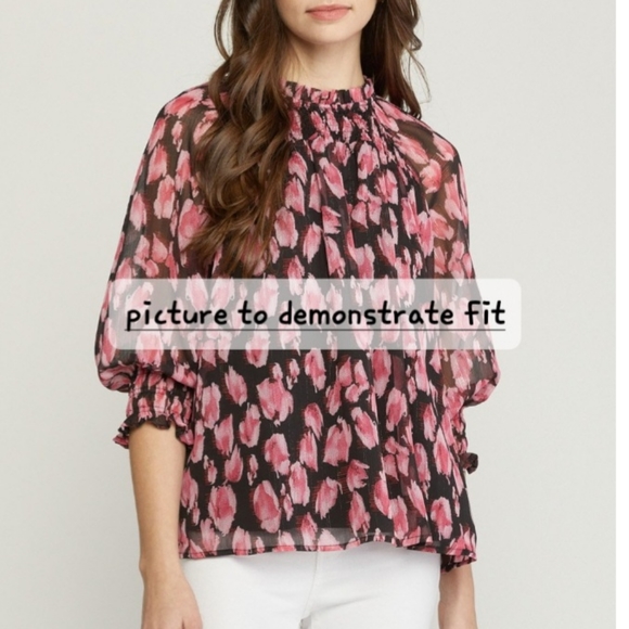 A-2 Entro top balloon sleeves size small - Picture 8 of 12